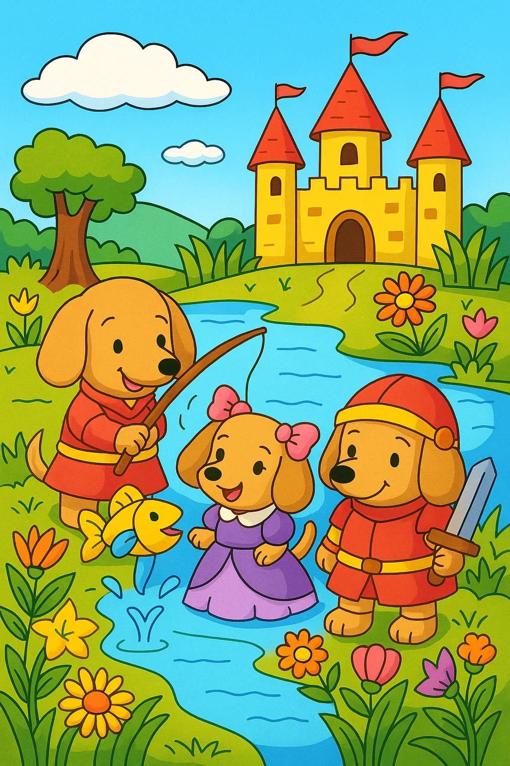 Livro de Colorir do Doggie - Versão Básica
