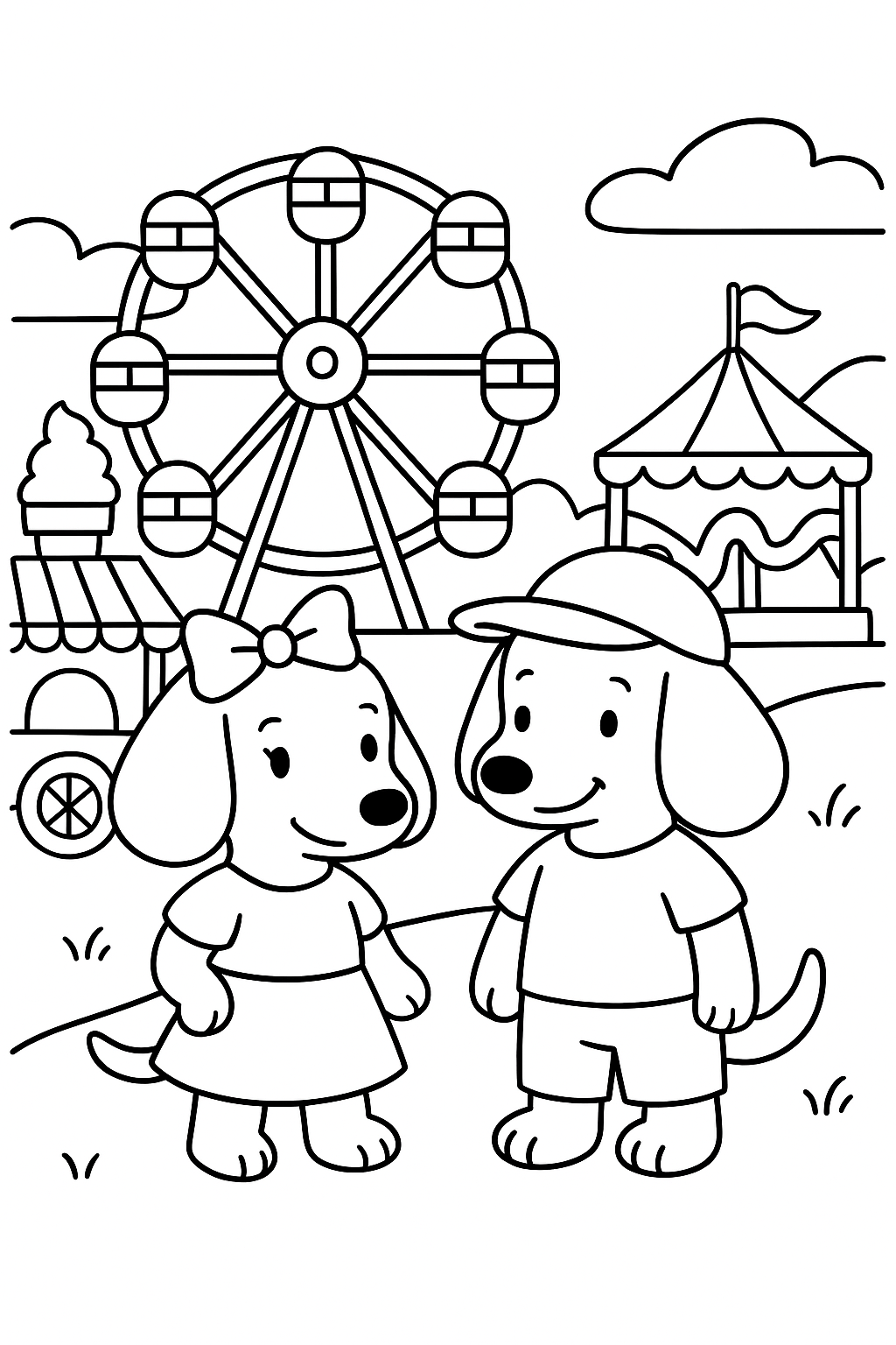 Lola e Pingo no Parque